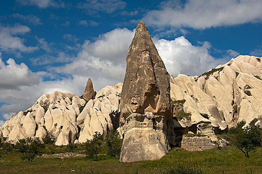 仙人烟囱岩,国家公园,卡帕多西亚,省,中安那托利亚,区域,土耳其,亚洲