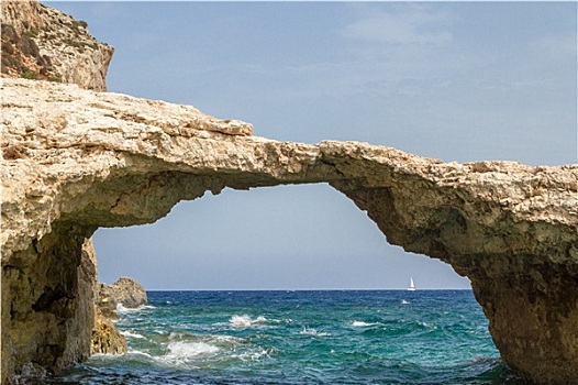 石头,拱形,岛屿,马耳他