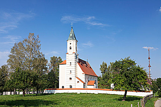 圣三一教堂,斯瓦比亚,巴伐利亚,德国,欧洲
