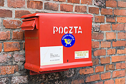邮筒,皇家,城堡,古城区,克拉科夫,克拉科,省,波兰,欧洲