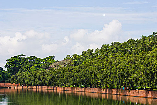 河,水岸,达卡,孟加拉