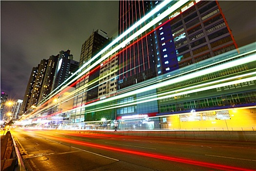 交通,小路,夜晚