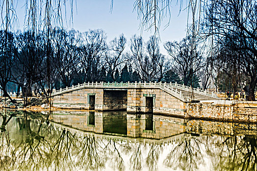 北京颐和园界湖桥