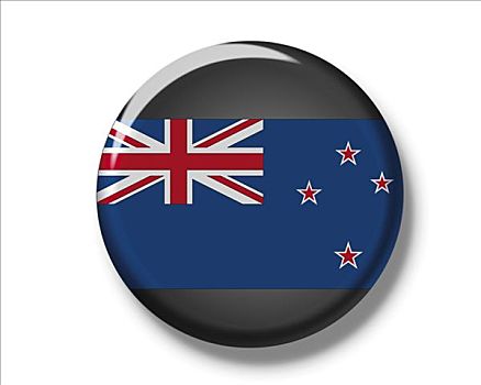 扣,徽章,旗帜,新西兰