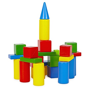 塔,玩具,砖