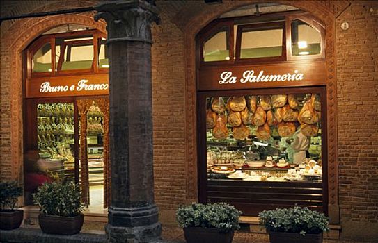 熟食店,店,博洛尼亚,艾米利亚-罗马涅大区,意大利