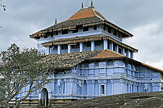 斯里兰卡,康提,佛教寺庙