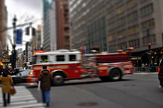 纽约,消防队,曼哈顿,美国,北美