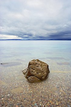 一个,石头,声音,阿兰岛,北爱尔郡,克莱德峡湾,苏格兰