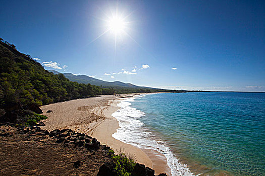 麦肯那,海滩,毛伊岛,夏威夷