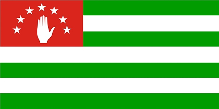 阿布哈兹,旗帜