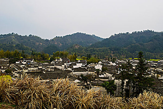 安徽民居西递村景色