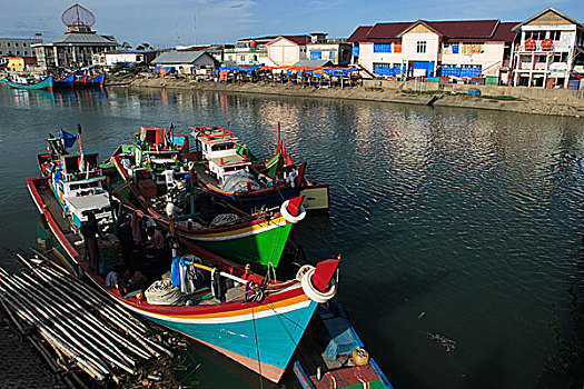 渔船,印度尼西亚,九月,2007年