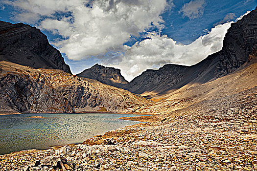 湖,落基山脉,省立公园,艾伯塔省,加拿大