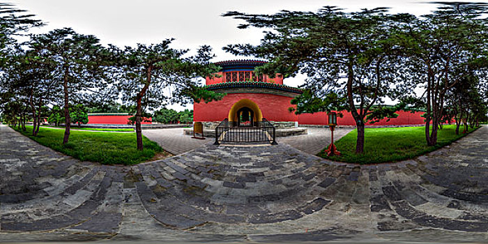 360vr,北京天坛斋宫钟楼