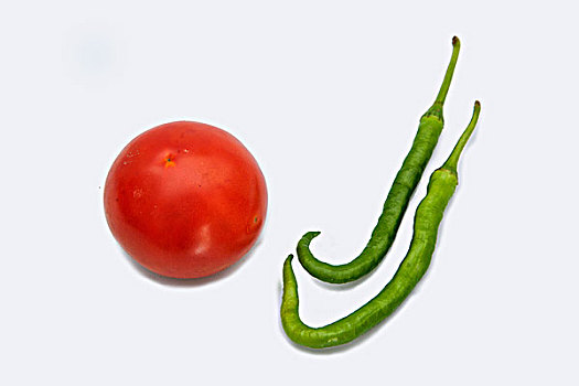 时令蔬菜-----辣椒与番茄