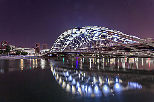 天津海河夜景