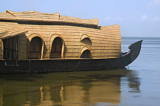 船屋,死水,喀拉拉,印度