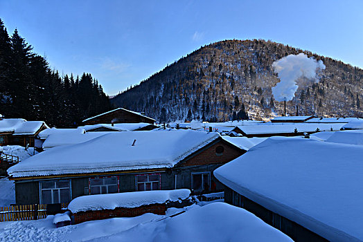 雪乡,冬季,雪,童话,村庄,美好,北方,黑龙江,林场,牡丹江