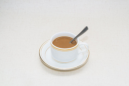 桌上,一杯咖啡,奶茶