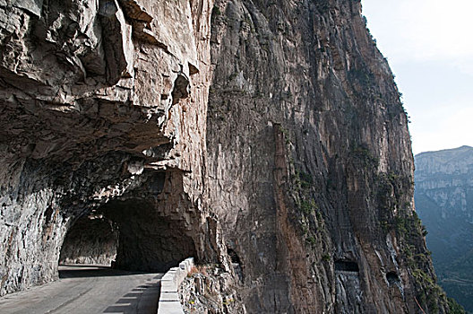 太行大峡谷挂壁公路