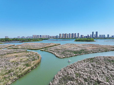 江苏东海,湖光城色生态美