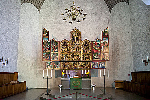 雕刻,圣坛,教堂,北莱茵威斯特伐利亚,德国,欧洲
