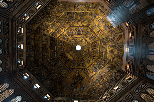 佛罗伦萨圣若翰洗者洗礼堂穹顶和宗教壁画