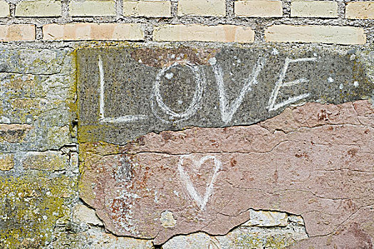 爱情,书写,墙壁