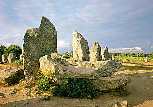 竖石纪念物,卡赫纳,布列塔尼半岛,法国,欧洲