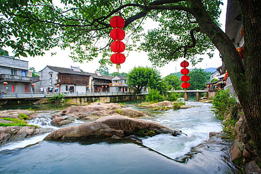 小溪,流水,山泉,村庄,山村