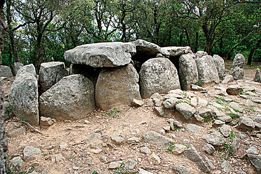 巨石墓,靠近,加泰罗尼亚,西班牙
