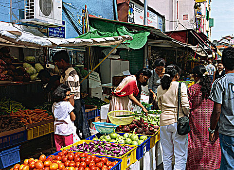 购物,食品市场,新加坡