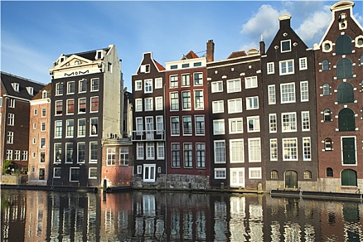 房子,靠近,中央车站,阿姆斯特丹
