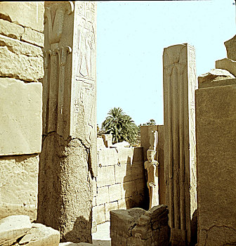 柱子,神庙,阿蒙神,卡尔纳克神庙