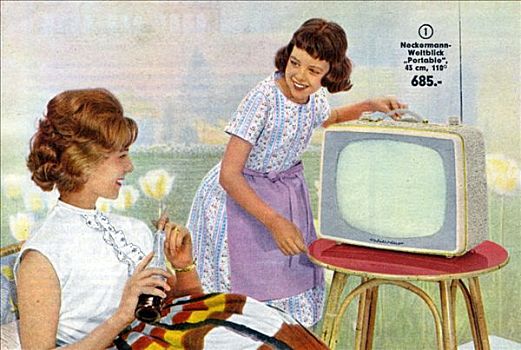 便携,电视,60年代