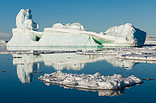 浮冰,冰山,威德尔海,南极