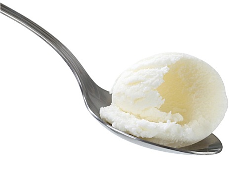 白色,冰淇淋
