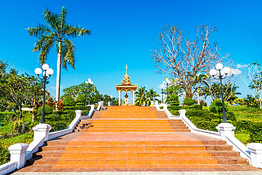 公园,琅勃拉邦,老挝