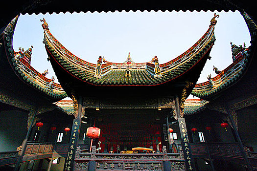 重庆湖广会馆内戏台