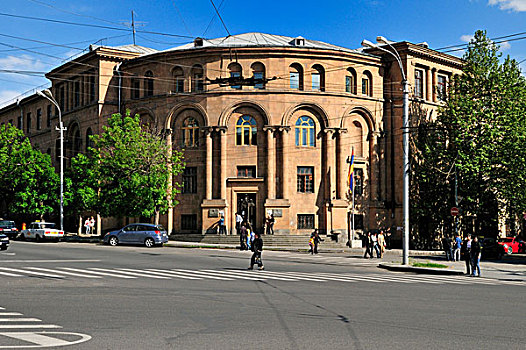 历史建筑,市区,埃里温,亚美尼亚,亚洲