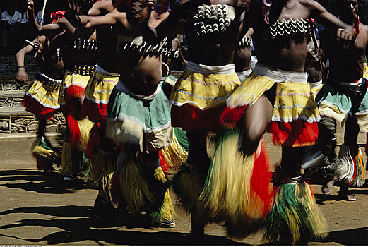 传统,舞者,比勒陀利亚,南非
