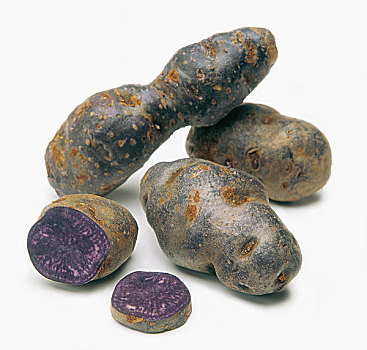 紫色马铃薯,紫色,土豆