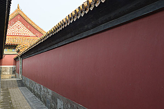 颐和园,红墙长廊,北京海淀区