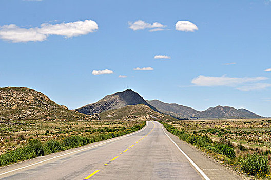 公路,山峦,玻利维亚,高原,高地,南美