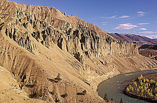 河,峡谷,不列颠哥伦比亚省,加拿大