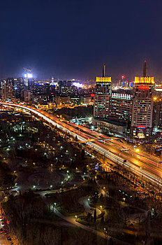 马甸夜景