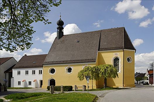 朝圣教堂,下巴伐利亚,巴伐利亚,德国,欧洲