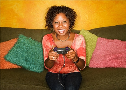 美国黑人,女人,电子游戏