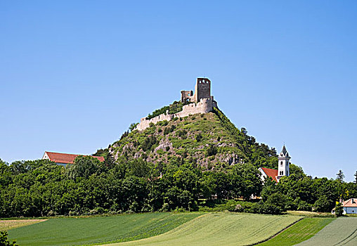 城堡,遗址,教堂,下奥地利州,奥地利,欧洲